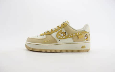 耐克Nike Air Force 1’07 Low “Psyduck”纯原版本空军一号AF1可达鸭板鞋 莆田耐克货源 货号：DB3301-661