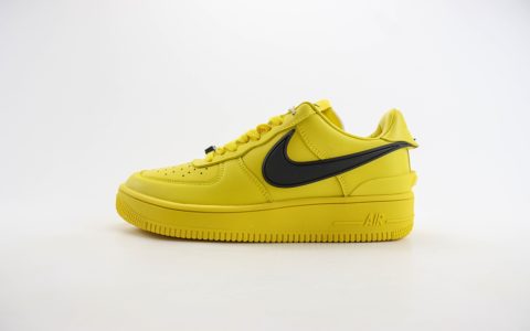 耐克AMBUSH x Nike Air Force 1 Low SP纯原版本空军一号黄蓝AF1板鞋 莆田耐克工厂 货号：DV3464-600