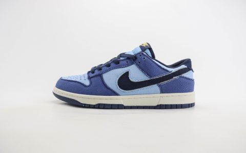 耐克Nike SB Dunk Low纯原版本低帮SB Dunk帆布蓝滑板板鞋 莆田耐克货源 货号：HF3141-400