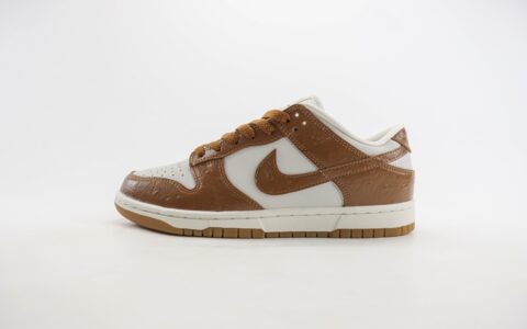 耐克Nike SB Dunk Low纯原版本低帮SB Dunk白棕巧克力板鞋 莆田耐克货源 货号：FJ2260-001