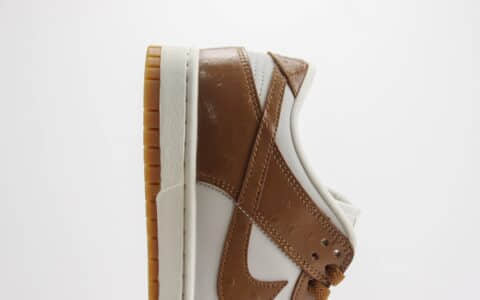 耐克Nike SB Dunk Low纯原版本低帮SB Dunk小麦棕板鞋 莆田耐克代理 货号：883232-700