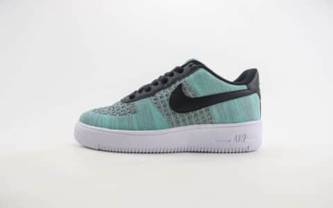 耐克Nike Air Force 1纯原版本空军一号蓝灰黑针织板鞋 莆田耐克货源 货号：CI0051-600