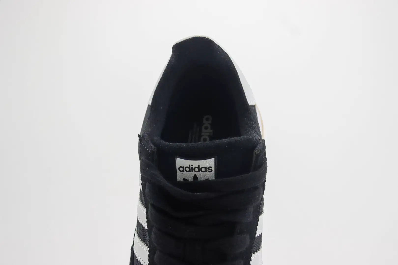 阿迪达斯adidas Originals SL 72 RTN纯原版本黑白生胶增高板鞋 莆田复刻鞋货源 货号：IJ1282