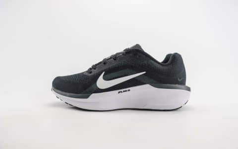 耐克Nike Air Zoom Winflo 11纯原版本黑白网面透气跑鞋 莆田耐克货源 货号：FJ9509-001