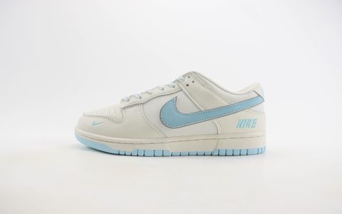 耐克Nike SB Dunk Low纯原版本低帮SB Dunk米白蓝板鞋 莆田耐克货源 货号：KK1888-009