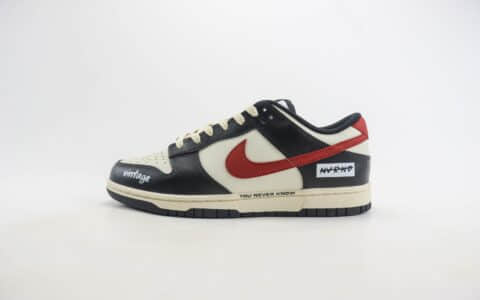 耐克Nike SB Dunk Low纯原版本低帮DUNK热带琥珀黑白红色板鞋 莆田DUNK货源 货号：DD1391-100