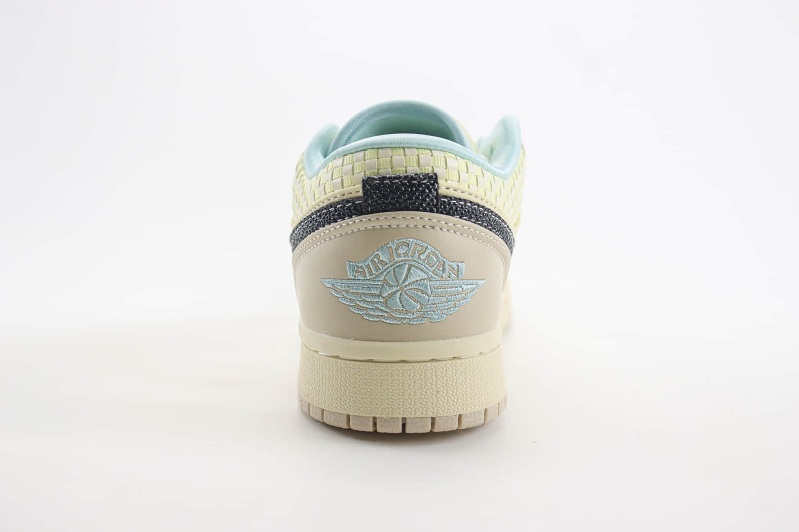 乔丹Air Jordan 1 Low SE纯原版本低帮AJ1米棕黑编织休闲板鞋 莆田AJ货源 货号：HQ3440-101