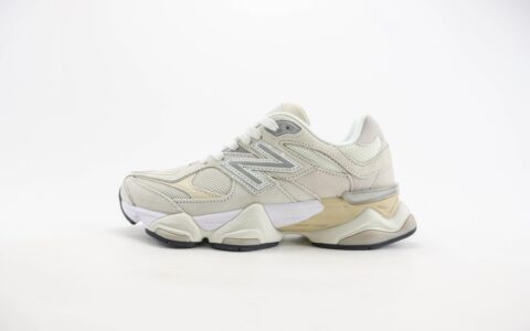 新百伦New Balance 9060纯原版本NB9060灰色复古慢跑鞋 莆田新百伦货源 货号：U9060WHT