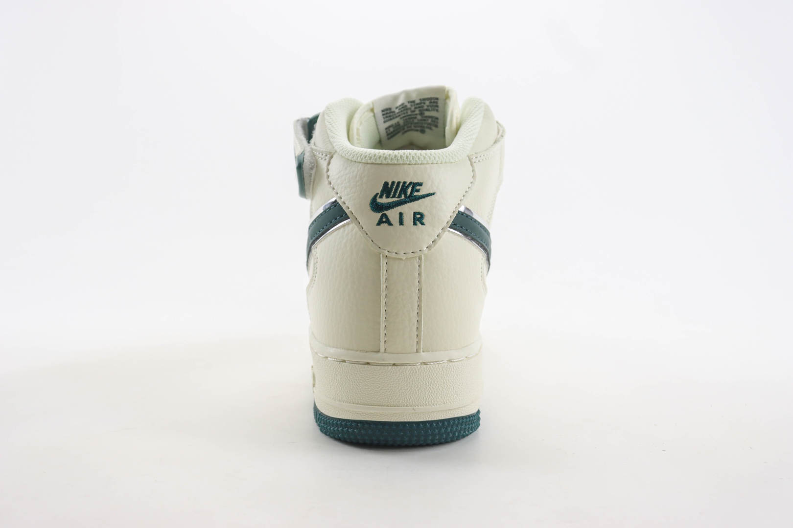 耐克Nike Air Force 1 Mid纯原版本空军一号中帮AF1白绿色板鞋 莆田天花板AF1 货号：XL0236-235