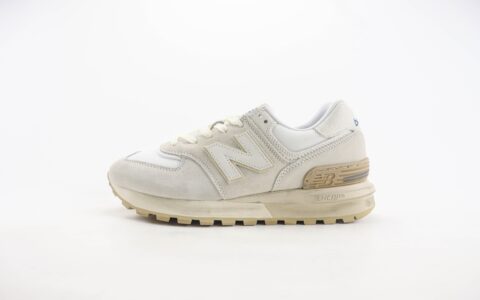 新百伦New Balance 574纯原版本NB574白灰色做旧脏脏鞋 莆田复刻鞋货源 货号：U574LGRS