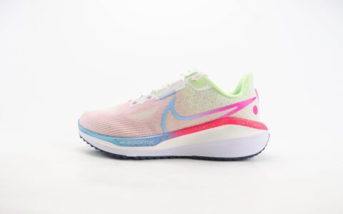 耐克Nike Air Zoom Vomero V17纯原版本白粉蓝绿马拉松网面轻跑鞋 莆田耐克工厂 货号：FZ3974-686