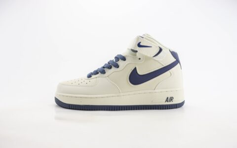 耐克Nike Air Force 1 '07 Mid纯原版本空军一号中帮AF1白银板鞋 莆田耐克工厂 货号：MK0619-211