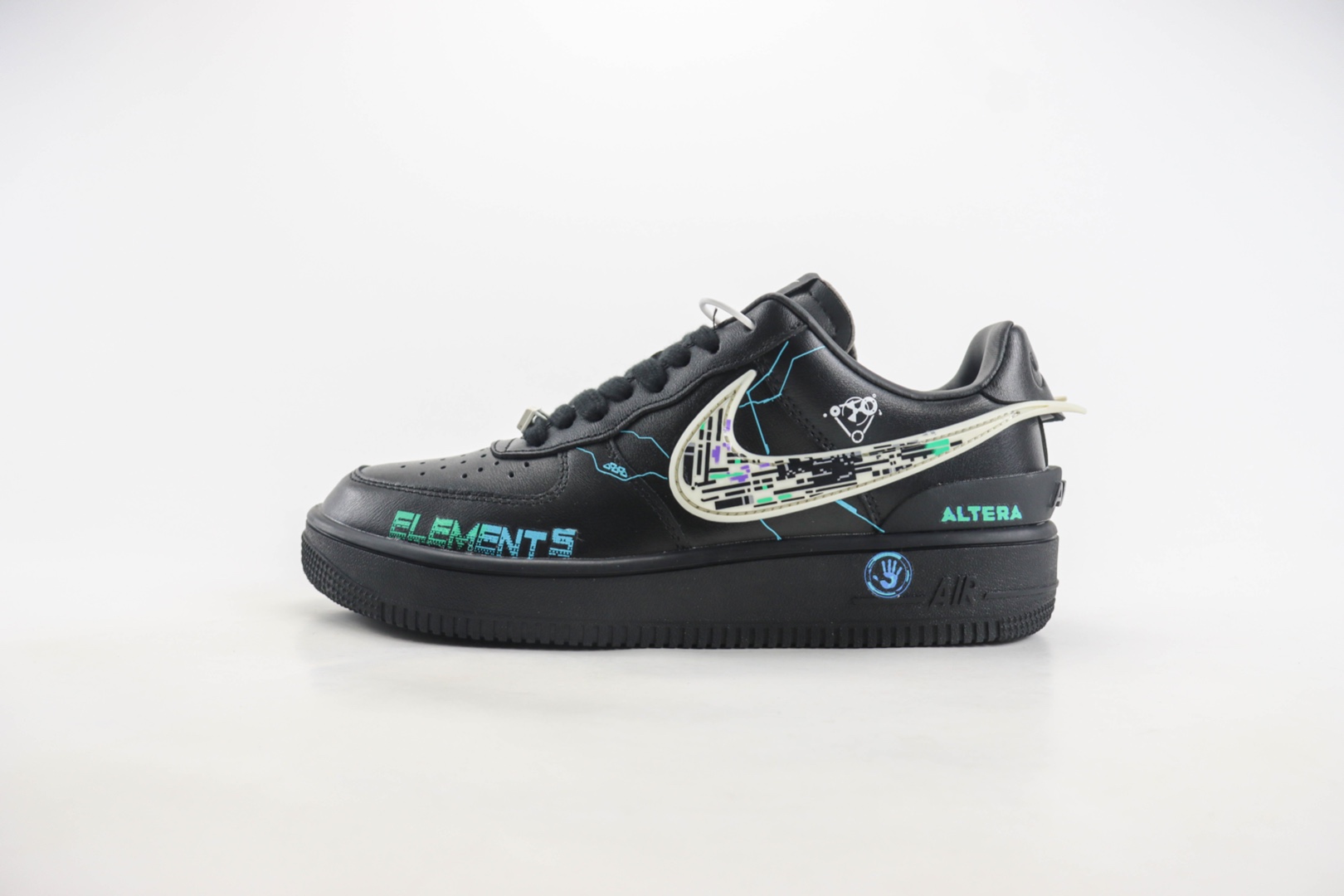 耐克Ambush x Nike Air Force 1'07 Low纯原版本空军一号AF1赛博朋克涂鸦运动板鞋 莆田耐克批发 货号：DV3464-011