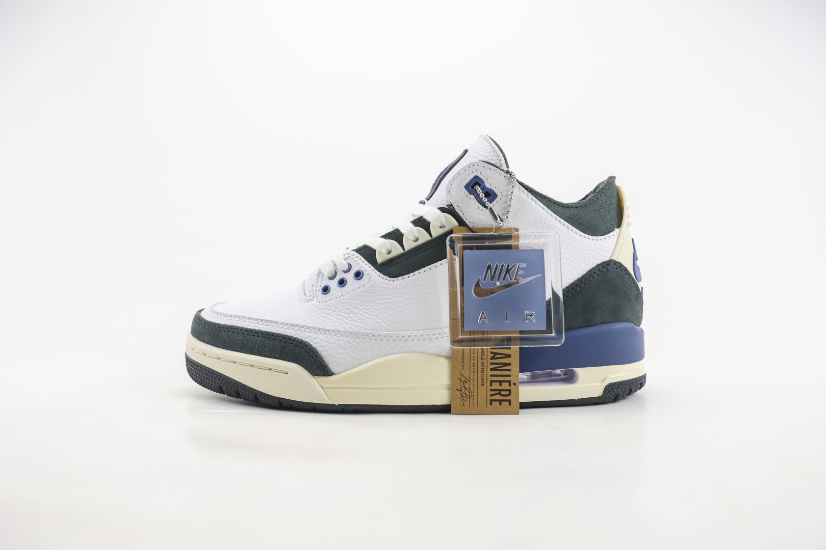 乔丹Air Jordan 3 Retro OG SP “Diffused Blue”纯原版本乔3AJ3白蓝水泥实战篮球鞋 莆田AJ货源 货号：HV8571-100